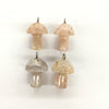 Madagascar Flower Agate Mushroom Pendant 16X21mm