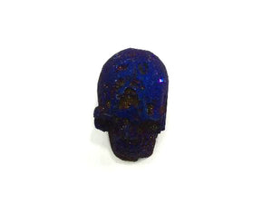 Agate Druzy Blue Furnishing Artiicles 35X55Mm