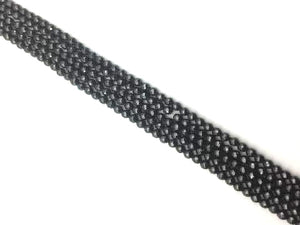 Hematite Magnet Faceted Roundea 3Mm