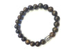 Bronzite Silver Buddha Beaded Bracelet 8Mm