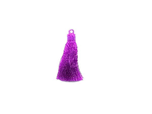 Elastic Tassels Purple 40 Nylon Tassel 70Mm