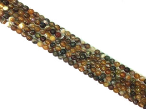 Color Brown Sardonyx Faceted Roundes 12Mm