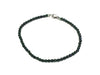 Green Goldstone Faceted Rounds Bracelet 3Mm