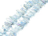 Crystal Quartz Ab Light Blue Stick 5X25-8X30Mm