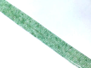 Green Stawberry Quartz Super Precision Cut Faceted Rounds 14 In