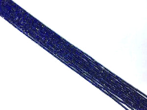 Lapis Lazuli Super Precision Cut Faceted Rounds 14 Inch 2Mm