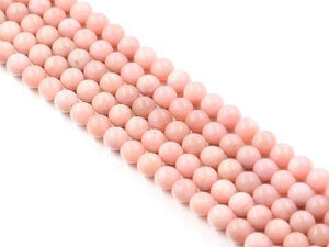 Pink Opal Round Beads 6Mm