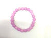 Matte Color Jade Light Purple Bracelet 6Mm