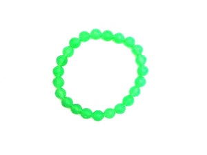 Matte Color Jade Green Bracelet 8Mm