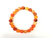 Color Agate Light Red Bracelet 6Mm