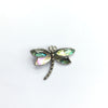 Abalone Dragonfly Shape Pendant 24X30mm