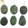 XinJiang Green Jade Freeform Pendant 20X30-30X50mm