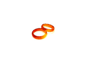 Carnelian Ring Faceted 5Mm