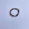 Pietersite Faceted Beads Ring 3mm