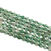 Green Strawberry Quartz Faceted square 10mm