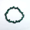 Malachite Chips 5X8mm Bracelet