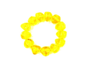 Synthetic Amber Yellow Bracelet 18X22Mm
