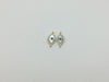 Zircon Gold Metal Parts 10X22Mm