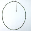 African turquoise Super Precision Cut Rounds 2mm Necklace