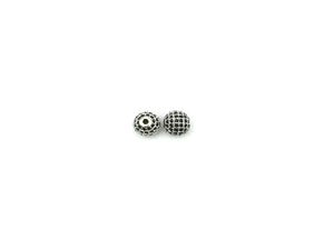 Zircon Silver Black Metal Parts 14Mm