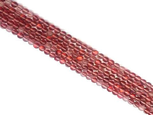 Matte Candy Color Glass Red Round Beads 10Mm