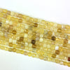 Yellow Opal Super Precision Cut Cube 4x4mm