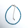Apatite Super Precision Cut Roundel 2X3mm bracelet