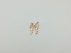 Zircon Rose Gold Metal Parts 8X25Mm