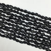 Black Tourmaline nugget 6X8mm