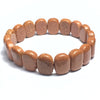Gold Sandstone Oval 10X14mm Bracelet