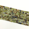 Green Garnet Super Precision Cut Cube 4x4mm