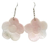 MOP natural link Flower Earrings