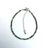 Ruby Zoisite Super Precision Cut Roundel 2X3mm bracelet