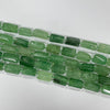 Green Strawberry Quartz Irregular Tube 7X12-8X14mm