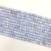 Blue Lace Agate Super Precision Cut Cube 4x4mm