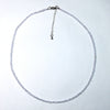 Blue lace agate Super Precision Cut Rounds 2mm Necklace