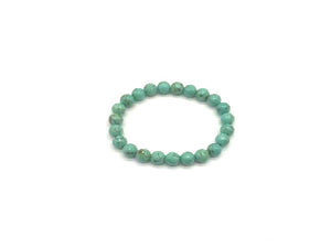 Synthetic Turquoise Syan Bracelet 8Mm