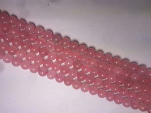 Rose Quatz Round Beads	8mm