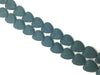 Lava Stone Pewter Heart 26Mm
