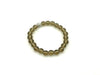 Glass Shamballa Khaki Bracelet 8Mm
