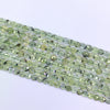 Prehnite Faceted Puff Coin 6mm