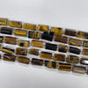 Tiger Eye Irregular Tube 7X12-8X14mm
