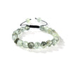 Prehnite Round Beads Slide Bracelet 8mm