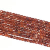Carnelian Super Precision Cut Cube 4x4mm