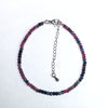 Ruby Sapphire Super Precision Cut Roundel 2X3mm bracelet