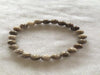 Silver Leaf Jasper Bracelet 8Mm