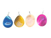 Color Agate Pendant 40X50Mm