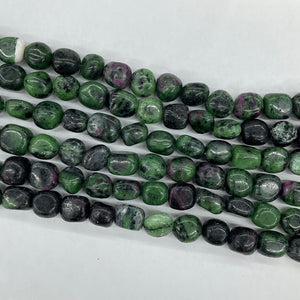 Ruby Zoisite Tumble Nugget 10-12mm