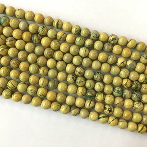 Green Opal Round Beads 14mm