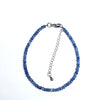 Kyanite Super Precision Cut Roundel 2X3mm bracelet